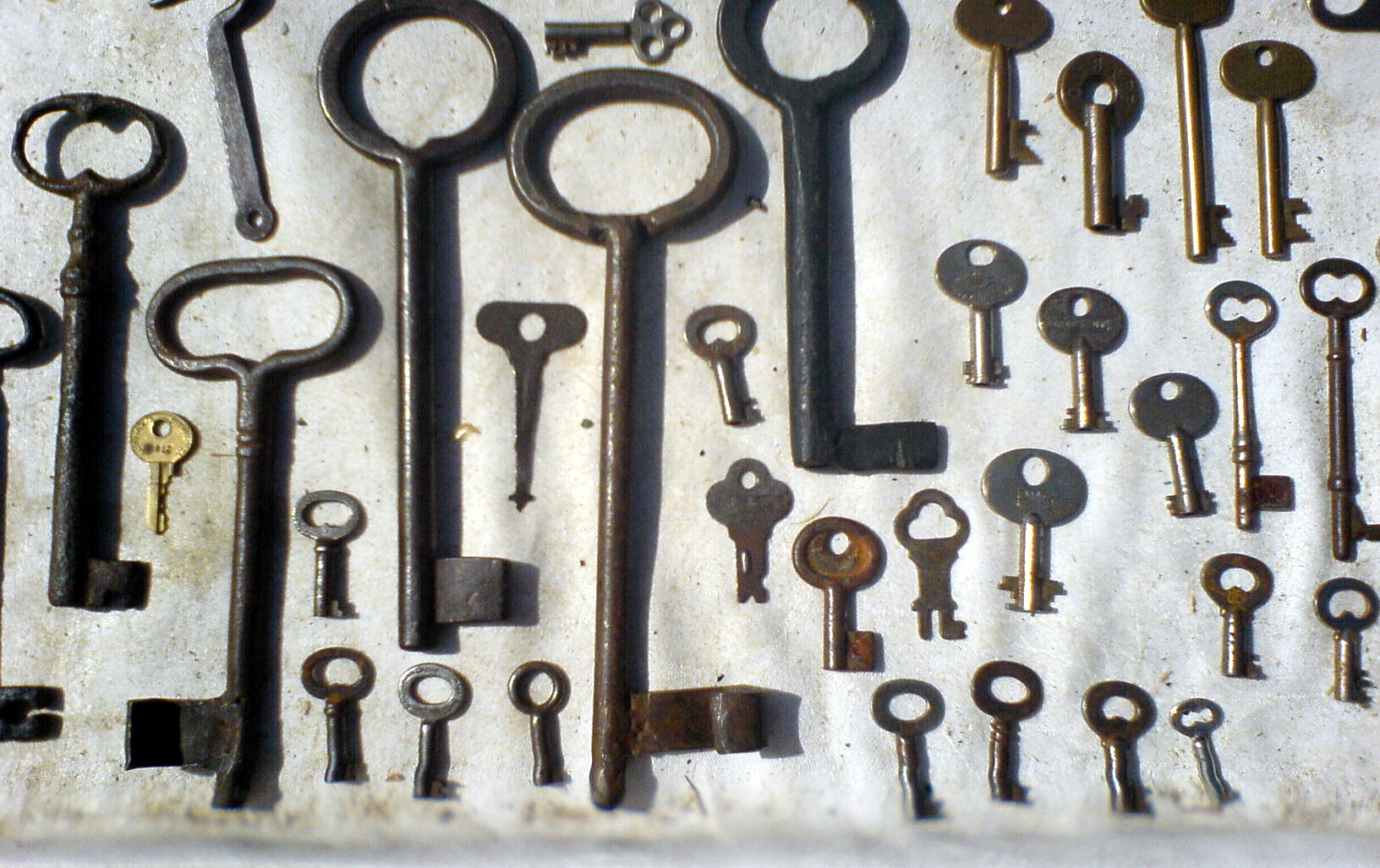 A selection of old keys